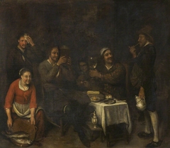 Peasants at Table by Philip de Koninck