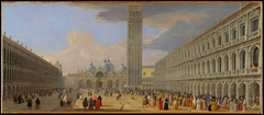 Piazza San Marco, Venice by Luca Carlevarijs