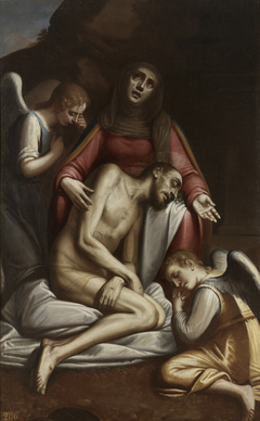 Pietà with Angels by Luca Cambiaso