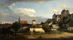 Pirna mit dem Obertor by Bernardo Bellotto