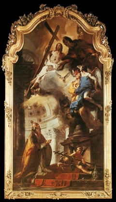 Pope St Clement Adoring the Trinity by Giovanni Battista Tiepolo