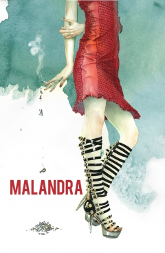 Portada libro / book cover "Malandra" by Javier Medellin Puyou