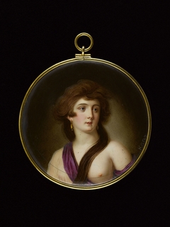 Portrait d'une jeune femme by Carl Christian Kanz