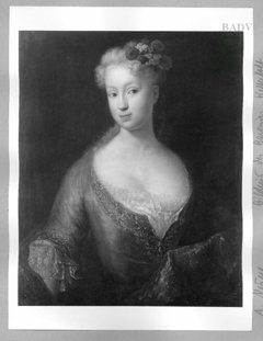 Portrait of a Baroness v. Westerholt by Antoine Pesne