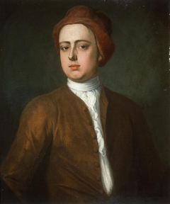 Portrait of a gentleman in red turban by Michael Dahl