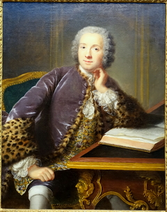 Portrait of a Man Seated at a Desk by Marianne Loir