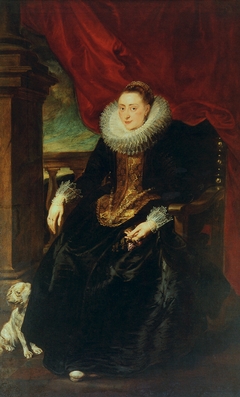 Portrait of a woman of the Vinck/Vincque family by Anthony van Dyck