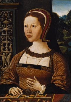 Portrait of a Woman possibly Elizabeth of Denmark by Jacob Cornelisz van Oostsanen