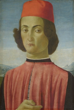 Portrait of a Young Man, possibly Giuliano de' Medici by Sandro Botticelli