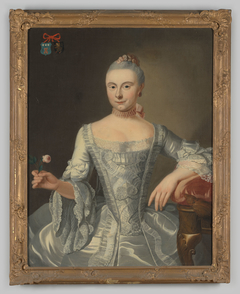 Portrait of Anna Maria Bouwens (1725-1814) by Pierre Frédéric de la Croix