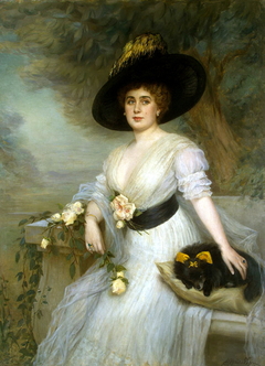 "Portrait of Baroness D. E. Grevenits" by Victor Karlovitch Chtemberg