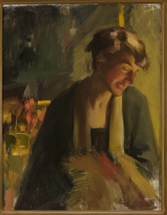 Portrait of Cecylia Marylska-Łuszczewska by Konrad Krzyżanowski