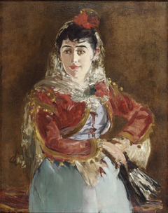 Portrait of Émilie Ambre as Carmen by Edouard Manet