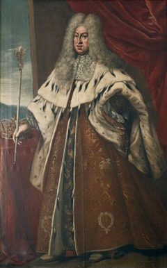 Portrait of Gian Gastone de’ Medici (1671-1737) in grand ducal robes by Giovanni Gaetano Gabbiani