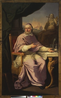 Portrait of Jan Stefan Giedroyc (d. 1803), bishop of Vilnius by Franciszek Smuglewicz