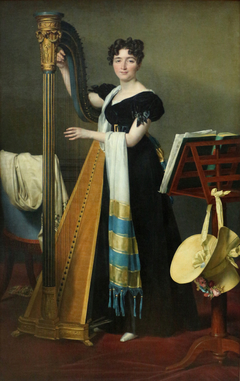 Portrait of Juliette de Villeneuve by David by Jacques-Louis David