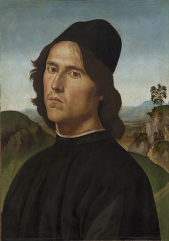 Portrait of Lorenzo di Credi by Pietro Perugino