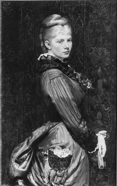 Portrait of Lucy Parr Egeberg, 1876 by Christian Krohg