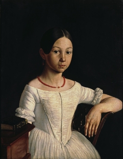 Portrait of Lydia Miliukova (1832-?) by Grigory Soroka