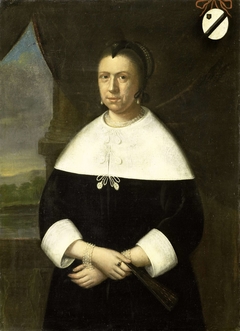 Portrait of Maria Quevellerius, first Wife of Jan van Riebeeck, or his second wife Maria Scipio (formerly entitled Portrait of Elisabeth van Gaesbeek, Wife of Anthony van Riebeeck) by Unknown Artist