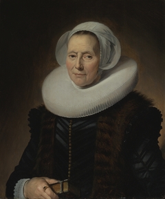 Portrait of Maritje Claesdr Vooght by Frans Hals