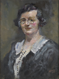 Portrait of Miss I. Robertson by Alfred Henry O'Keeffe