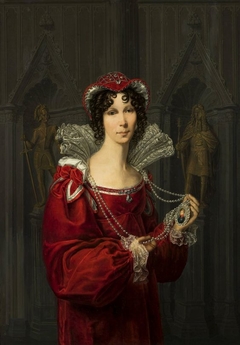 Portrait of Princess Wilhelmine of Prussia. by Friedrich Bury