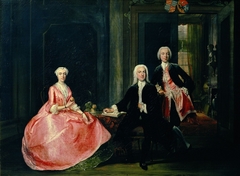 Portrait of the Tolling Family by Cornelis Troost