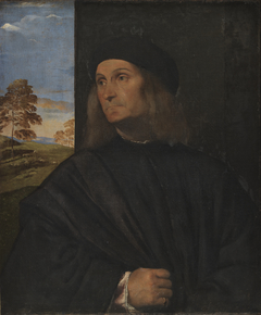 Portrait of the Venetian Painter Giovanni Bellini? by Titian