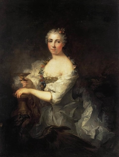 Portrait of Unknown Woman as Hebe by Robert Tournières