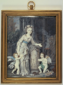 Portraits d'Aglaé de Polignac, duchesse de Guiche, et de ses frères by Anonymous