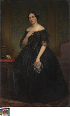 Portret van Beatrix van Herreweghe by Modeste Leclercq