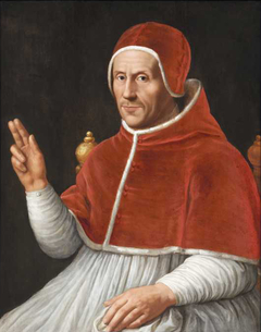 Portret van paus Adrianus VI (1459-1523) by Jan van Scorel