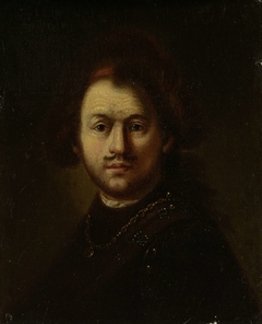 Portret van Rembrandt Harmensz. van Rijn by Unknown Artist