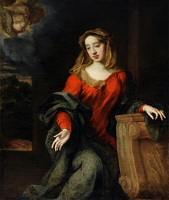 Possibly Lady Mary Butler, Duchess of Devonshire (1646-1710), as the Virgin Annunciate by Willem Wissing