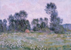 Prairie à Giverny by Claude Monet