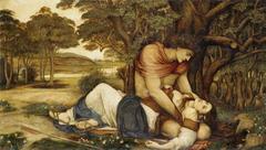 Procris And Cephalus by John Roddam Spencer Stanhope