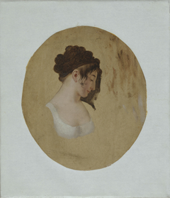 Profile of a Young Woman's Head by Louis-Léopold Boilly