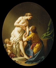 Pygmalion and Galatea by Louis-Jean-François Lagrenée