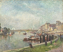 Quai Napoléon, Rouen by Camille Pissarro