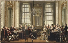 Reading at Drottningholm Palace by Pehr Hilleström