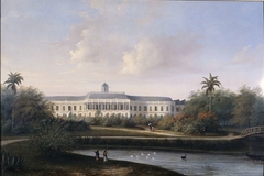 Rear View of Buitenzorg Palace before the Earthquake of 10 October 1834 by Willem Troost II