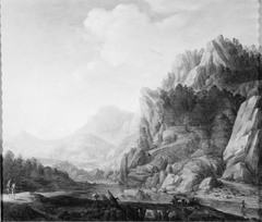 River Landscape by Herman Saftleven