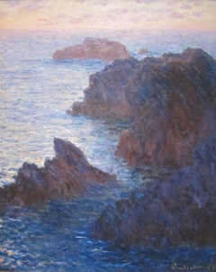 Rocks at Belle-Île, Port-Domois by Claude Monet