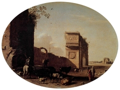 Roman Ruins by Cornelius van Poelenburgh