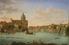 Rome, A View of San Giovanni dei Fiorentini by Hendrik Frans van Lint