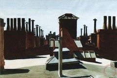 Roofs of Washington Square by Edward Hopper