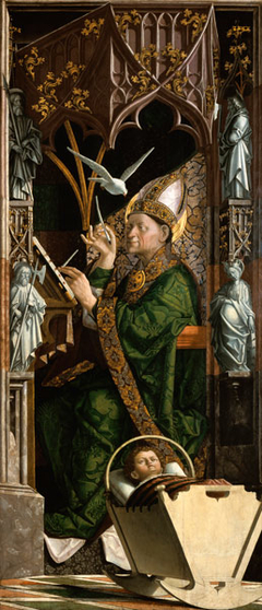 Saint Ambrose from Milan by Michael Pacher