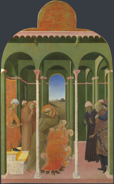 Saint Francis before the Sultan by Stefano di Giovanni