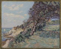 Saint-Palais, la Pointe de la Douane, août 92, 10 heures du matin by Armand Guillaumin